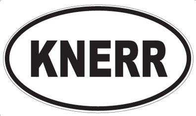 KNERR - Oval Magnet
