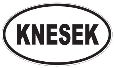 KNESEK - Oval Magnet