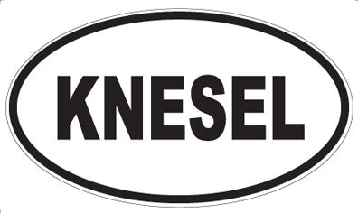 KNESEL - Oval Magnet