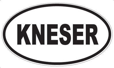 KNESER - Oval Magnet