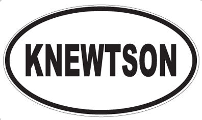 KNEWTSON - Oval Magnet