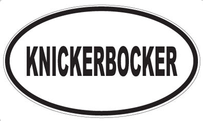 KNICKERBOCKER - Oval Magnet