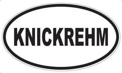 KNICKREHM - Oval Magnet