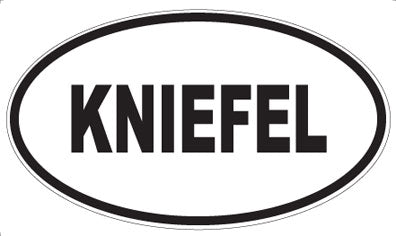 KNIEFEL - Oval Magnet