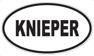 KNIEPER - Oval Magnet
