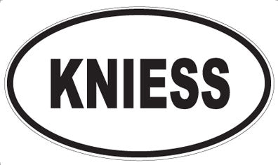KNIESS - Oval Magnet