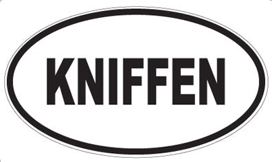 KNIFFEN - Oval Magnet