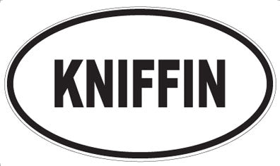 KNIFFIN - Oval Magnet