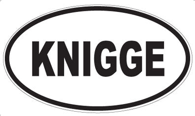 KNIGGE - Oval Magnet