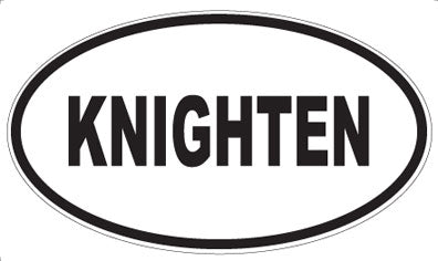 KNIGHTEN - Oval Magnet