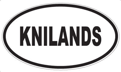 KNILANDS - Oval Magnet