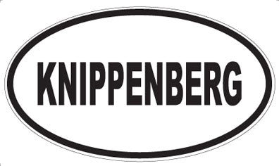 KNIPPENBERG - Oval Magnet