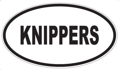 KNIPPERS - Oval Magnet