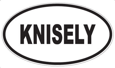 KNISELY - Oval Magnet