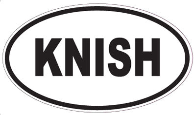 KNISH - Oval Sticker