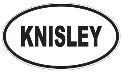 KNISLEY - Oval Magnet