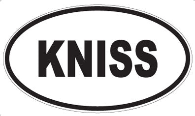 KNISS - Oval Magnet