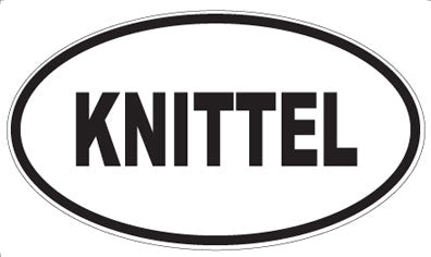 KNITTEL - Oval Magnet