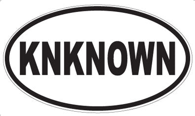 KNKNOWN - Oval Magnet