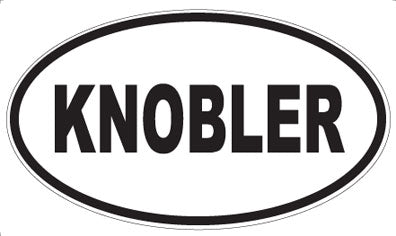 KNOBLER - Oval Magnet