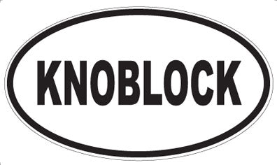KNOBLOCK - Oval Magnet