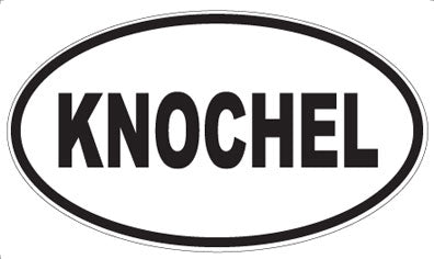 KNOCHEL - Oval Magnet