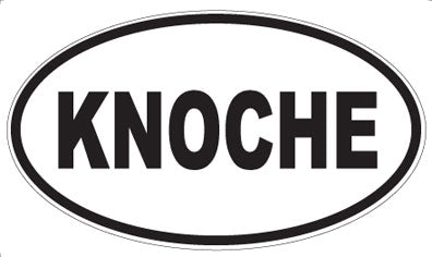 KNOCHE - Oval Magnet