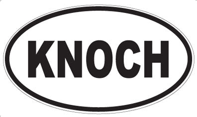 KNOCH - Oval Magnet