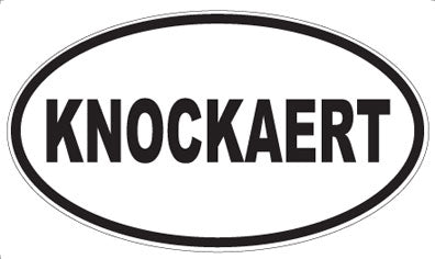 KNOCKAERT - Oval Magnet