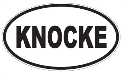 KNOCKE - Oval Magnet