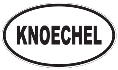 KNOECHEL - Oval Magnet