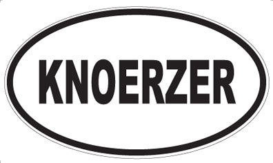 KNOERZER - Oval Magnet