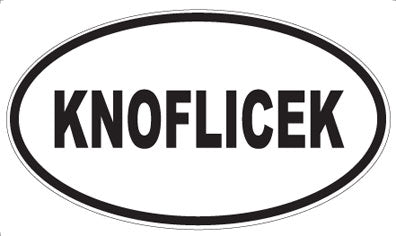 KNOFLICEK - Oval Magnet