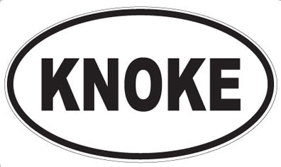 KNOKE - Oval Magnet