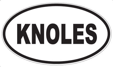 KNOLES - Oval Magnet