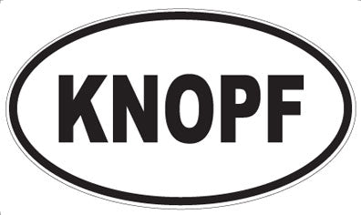 KNOPF - Oval Magnet