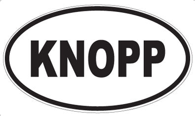 KNOPP - Oval Magnet