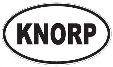 KNORP - Oval Magnet