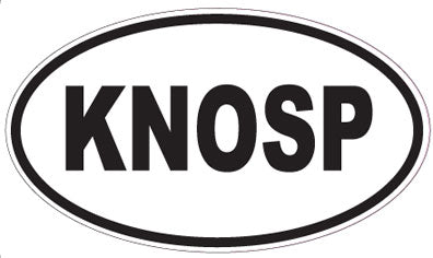 KNOSP - Oval Sticker