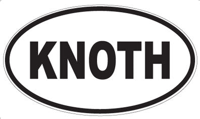 KNOTH - Oval Magnet