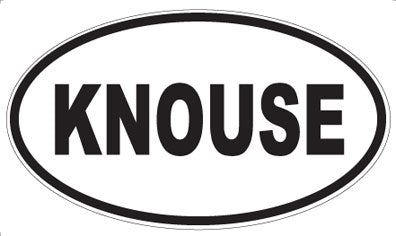 KNOUSE - Oval Magnet