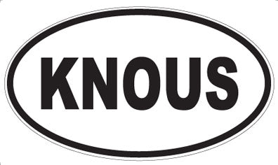 KNOUS - Oval Magnet
