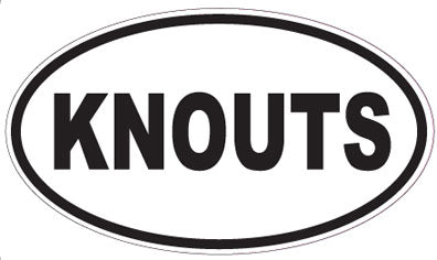 KNOUTS - Oval Sticker