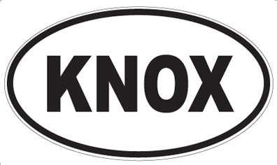 KNOX - Oval Magnet