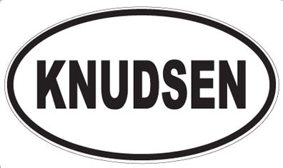 KNUDSEN - Oval Magnet