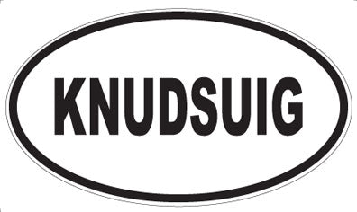KNUDSUIG - Oval Magnet