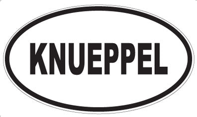 KNUEPPEL - Oval Magnet