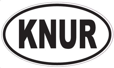 KNUR - Oval Sticker