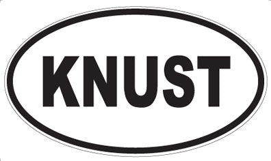 KNUST - Oval Magnet