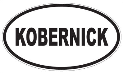 KOBERNICK - Oval Magnet